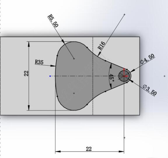易拉罐拉環鈑金零件怎么用SolidWorks畫