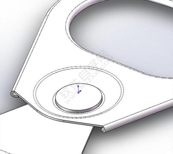 易拉罐拉環鈑金零件怎么用SolidWorks畫
