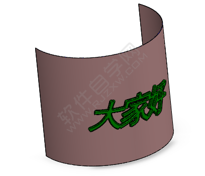 Solidworks2020制作弧形成型鈑金實例