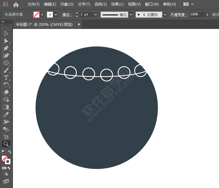 ai怎么畫手機(jī)主題商店圖標(biāo)