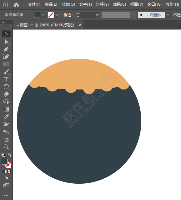 ai怎么畫手機(jī)主題商店圖標(biāo)