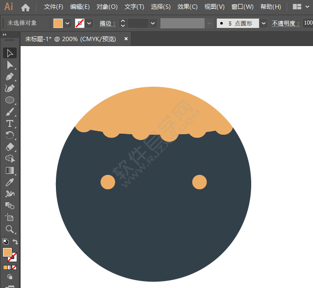 ai怎么畫手機(jī)主題商店圖標(biāo)