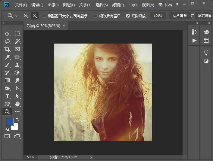 應(yīng)用PS填充圖層校正照片顏色的方法