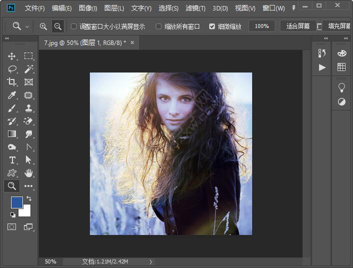 應(yīng)用PS填充圖層校正照片顏色的方法