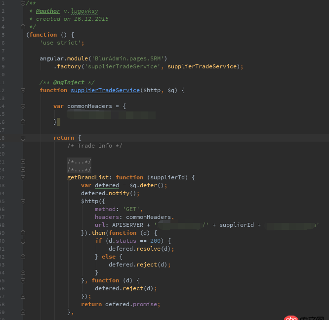 angular.js - 后端接口調用怎么規劃 封裝成一個個 Service 嗎？~