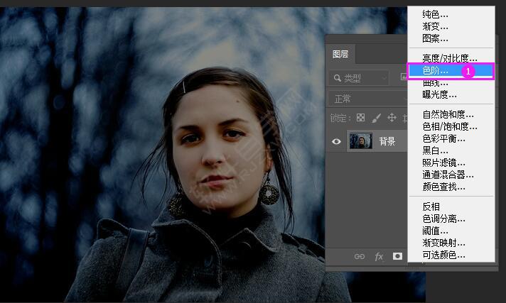 ps怎么創(chuàng)建色階圖層的方法