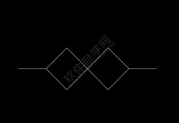 CAD怎么畫波紋管補償器圖例