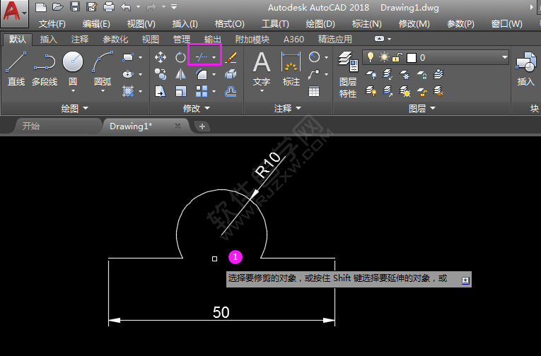CAD怎么畫弧形補償器圖例