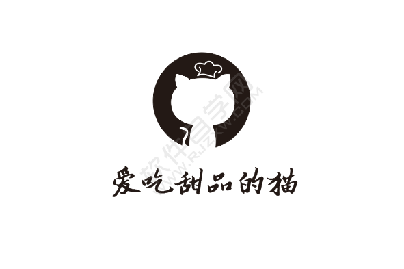 CDR怎么畫一只愛吃甜品的貓