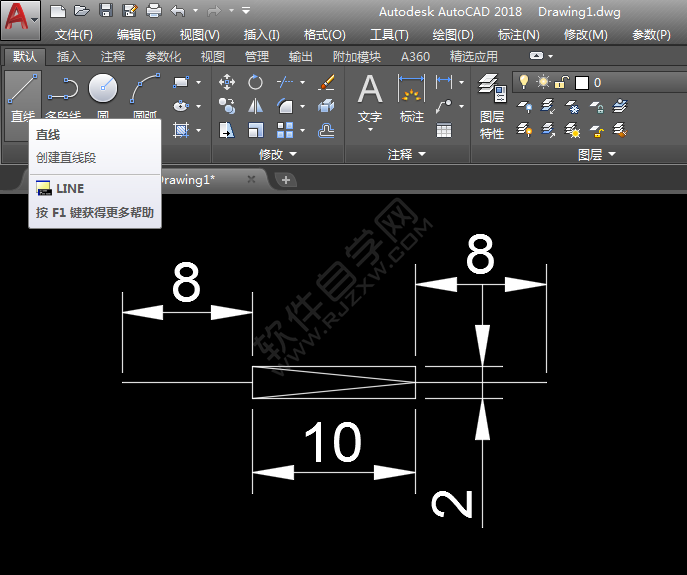 CAD中怎么畫減壓閾圖例