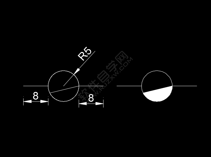 CAD中怎么畫疏水器圖例