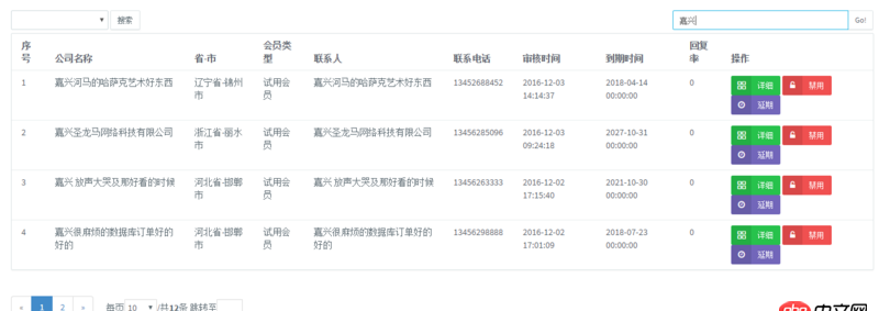 angular.js - AngularJS點擊搜索，實現(xiàn)數(shù)據(jù)變化