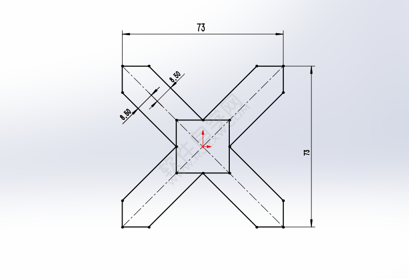利用solidworks矩形工具畫草圖練習(xí)