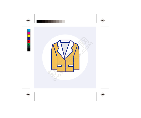 ai怎么在做好的對象上插入一個裁切標記