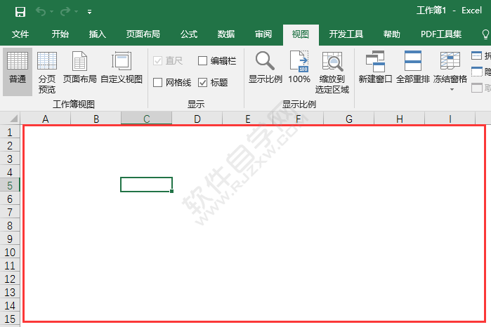 EXCEL2016怎么顯示或隱藏網格線的方法