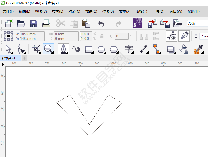 教你怎么用CDR設計M字LGOG