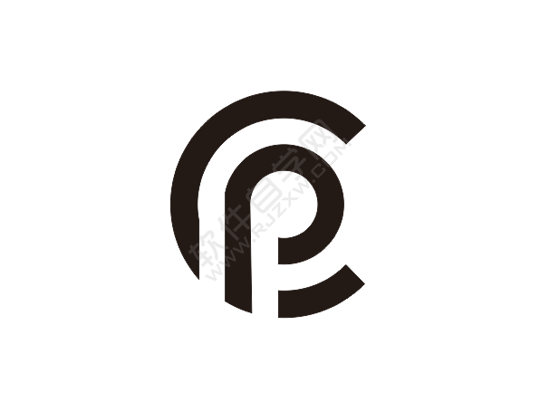 教你怎么用CDR設(shè)計(jì)用CP字母組成的LOGO