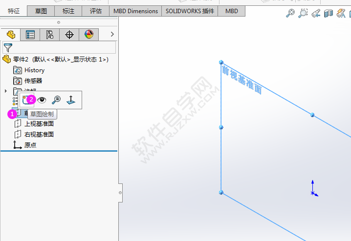 soilworks直線草圖畫CAD平面練習圖