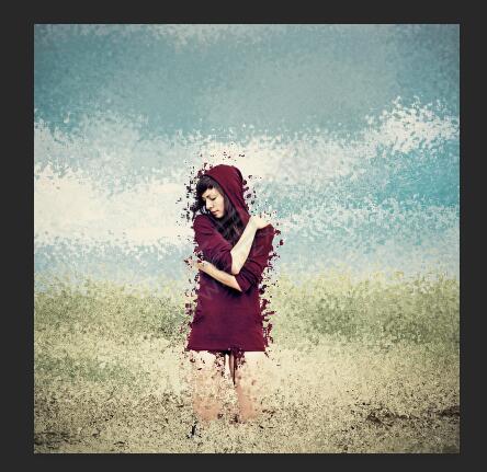 ps選擇并調整局部區域圖像