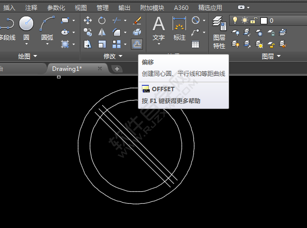 CAD里面怎么畫禁止鳴喇叭圖標