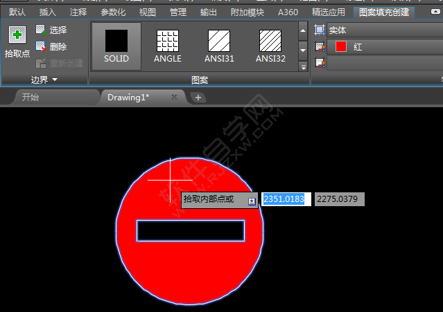 CAD里面怎么設計禁止駛入圖標