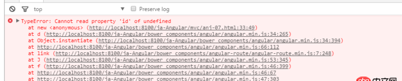 angular.js - angular TypeError: Cannot read property ’id’ of undefined?