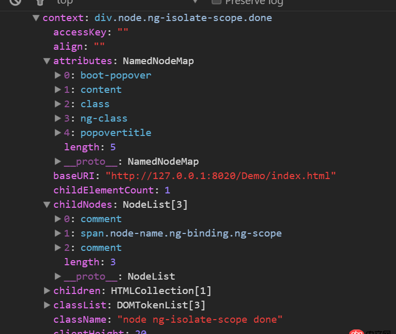 angular.js - angular的directive中link中element如何解決，is not a function？
