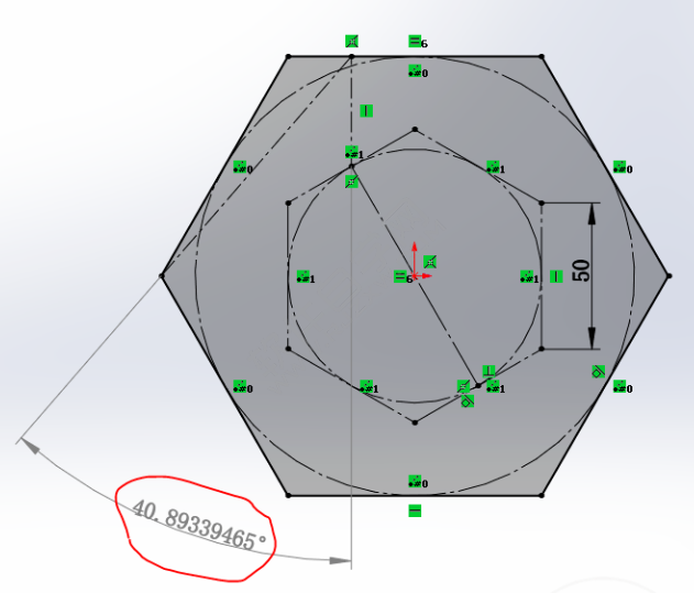 SolidWorks六邊面立方體的畫法
