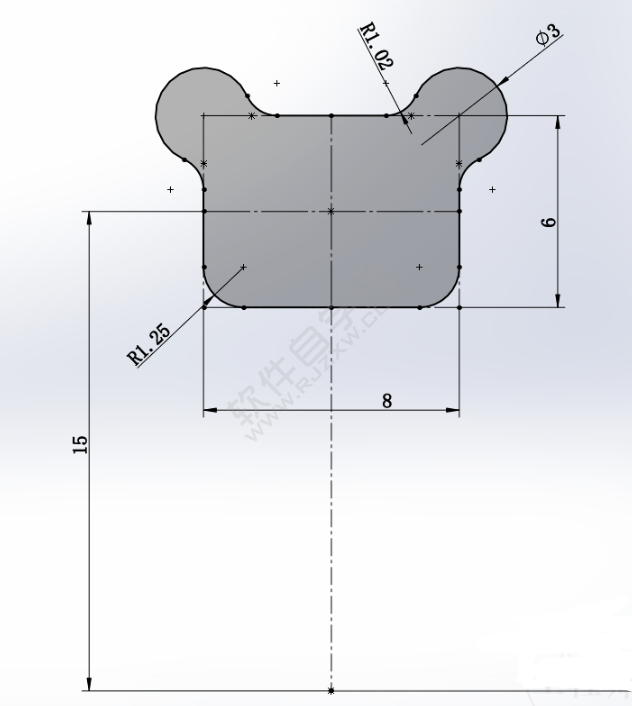 SolidWorks支撐的圓環(huán)的畫法