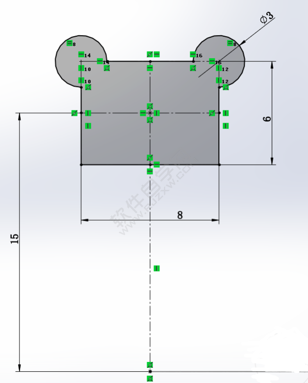 SolidWorks支撐的圓環(huán)的畫法