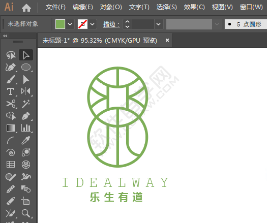 ai設(shè)計(jì)一個(gè)樂(lè)生有道的標(biāo)志
