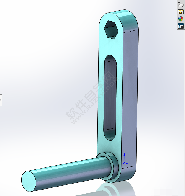 SolidWorks做豎直兜圈子平臺裝置