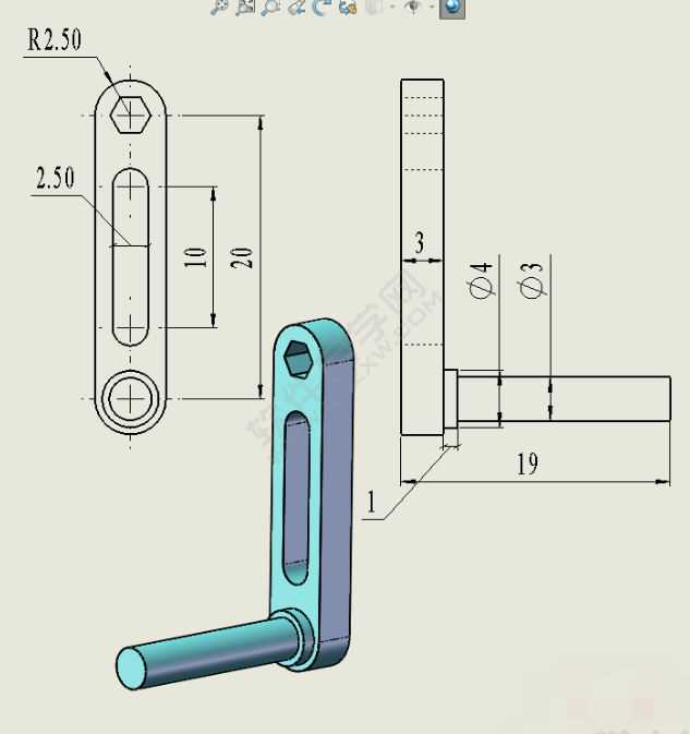 SolidWorks做豎直兜圈子平臺裝置