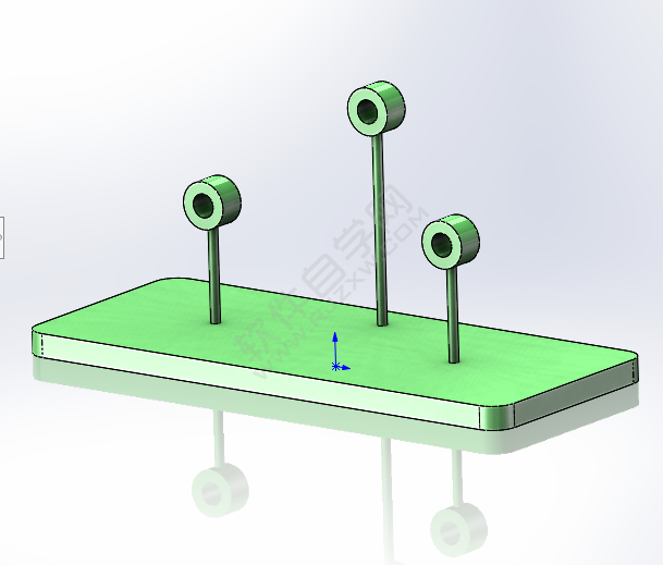 SolidWorks做豎直兜圈子平臺裝置