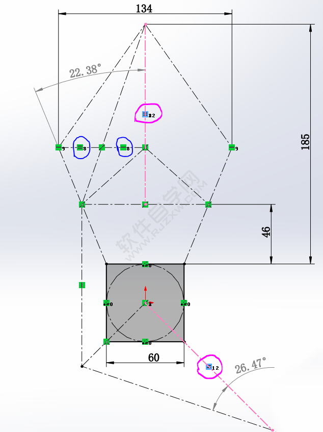 SolidWorks做一個(gè)簡單的拉伸、切除練習(xí)