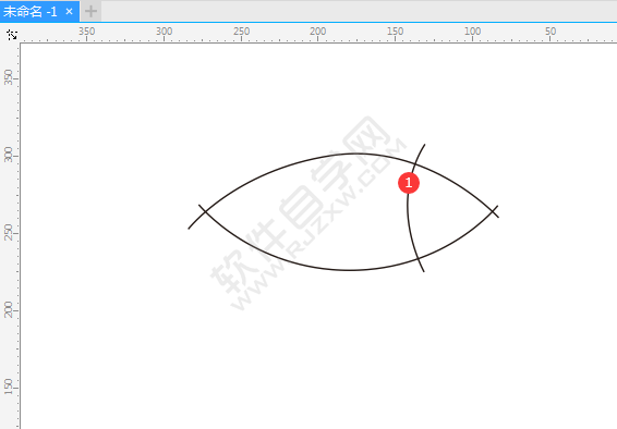CDR畫一條小魚卡通圖