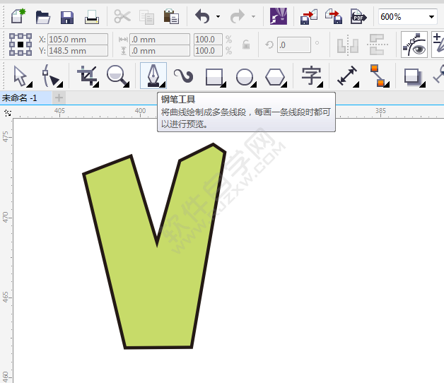 cdr畫一朵卡通西蘭花