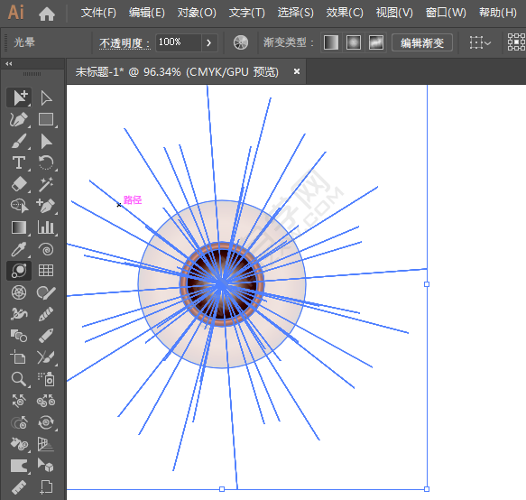 ai光暈工具怎么用