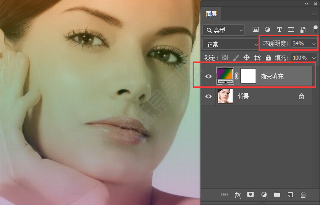 ps怎么新建漸變填充圖層