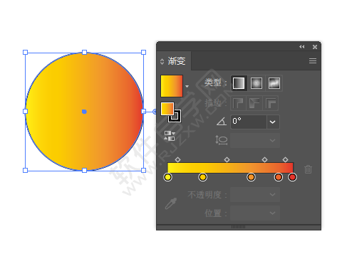 ai漸變工具怎么用