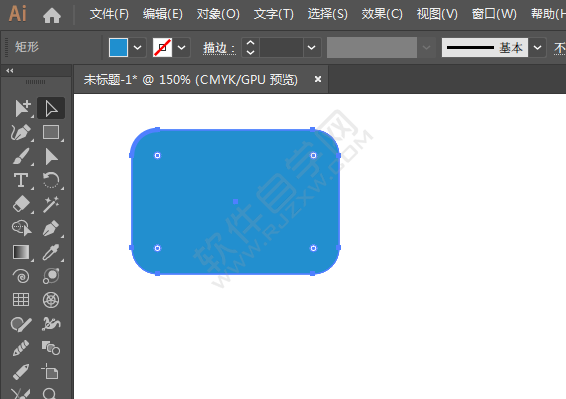 ai矩形怎么變圓角