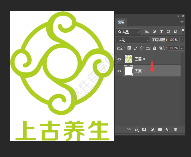 ps新建一個圖層使用白色填充