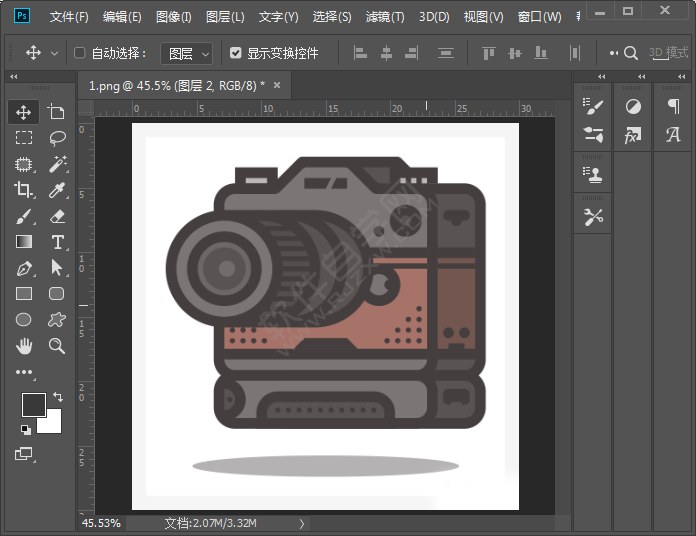 ps怎么新建畫布