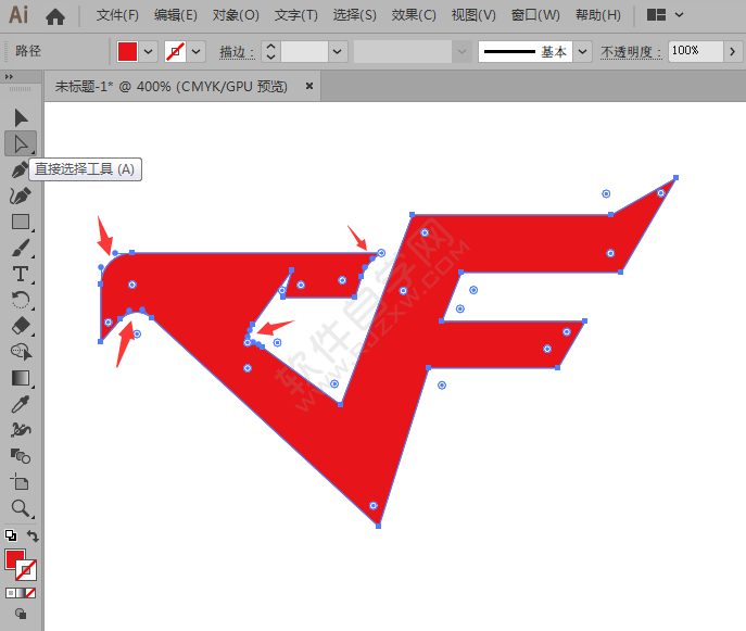 用AI怎么設計一個cf圖標