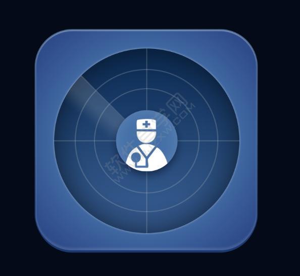 PS制作醫療搜索APP圖標