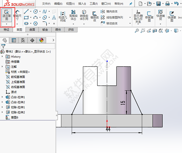 solidworks新手練習圖紙的繪制