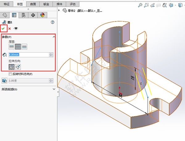 solidworks新手練習圖紙的繪制