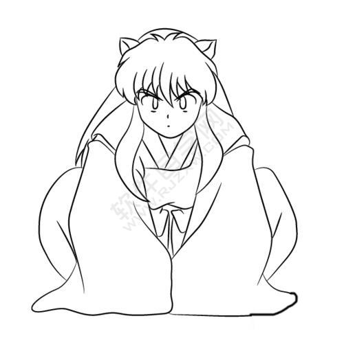 AI怎么將動畫人物變成線稿效果