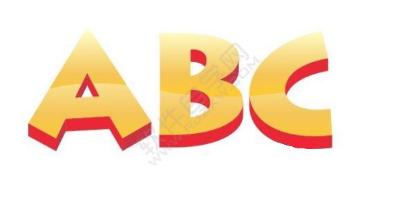 ai制作3d漸變立體文字