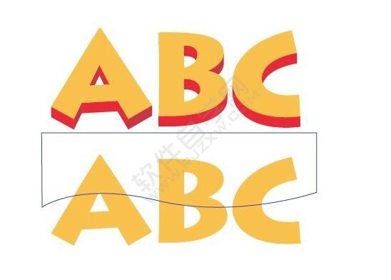 ai制作3d漸變立體文字